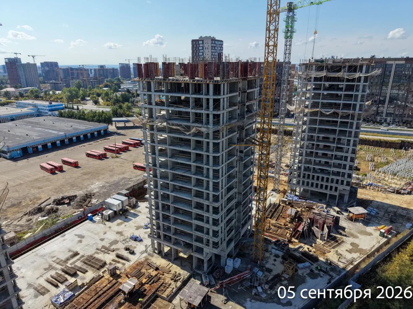 Зилант Премьер: ход строительства, сентябрь 2026