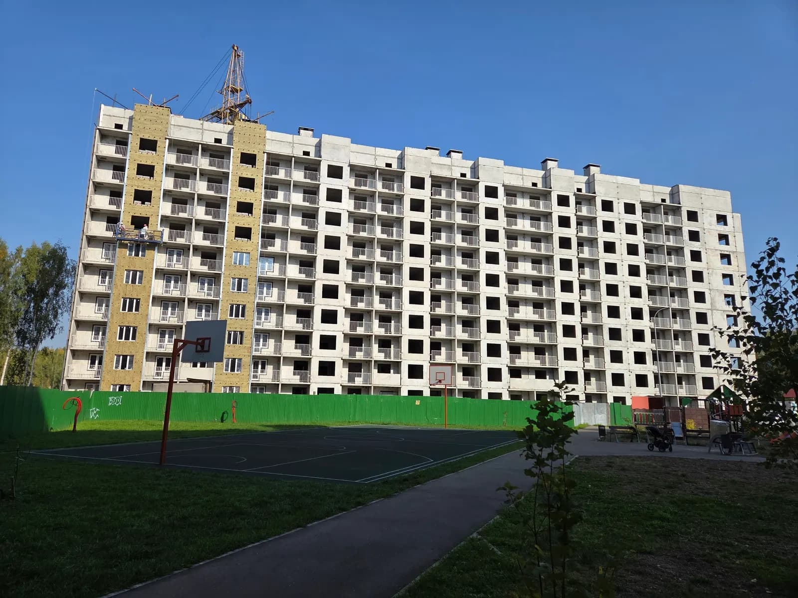 Жилой дом, Зеленодольск, пр-кт Строителей: ход строительства, сентябрь 2026