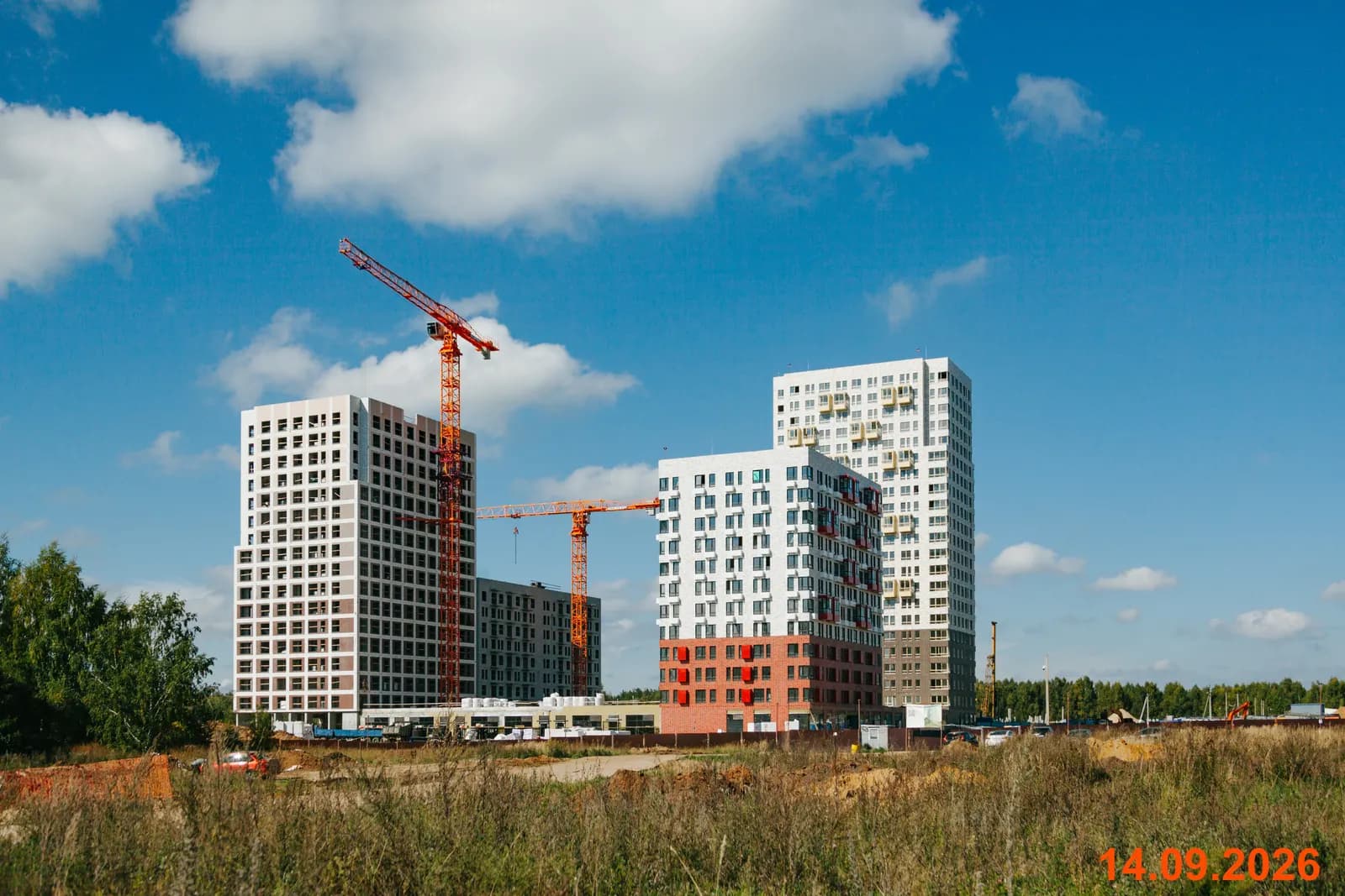 Матюшино парк: ход строительства, сентябрь 2026