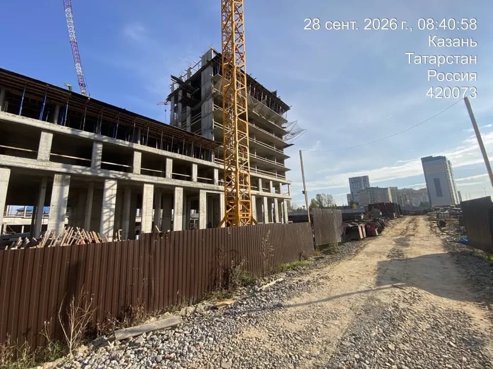 Унай: ход строительства, сентябрь 2026