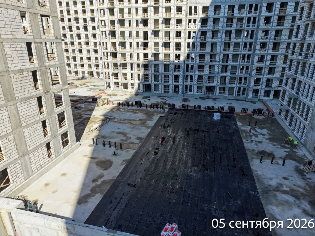 Манзара: ход строительства, сентябрь 2026