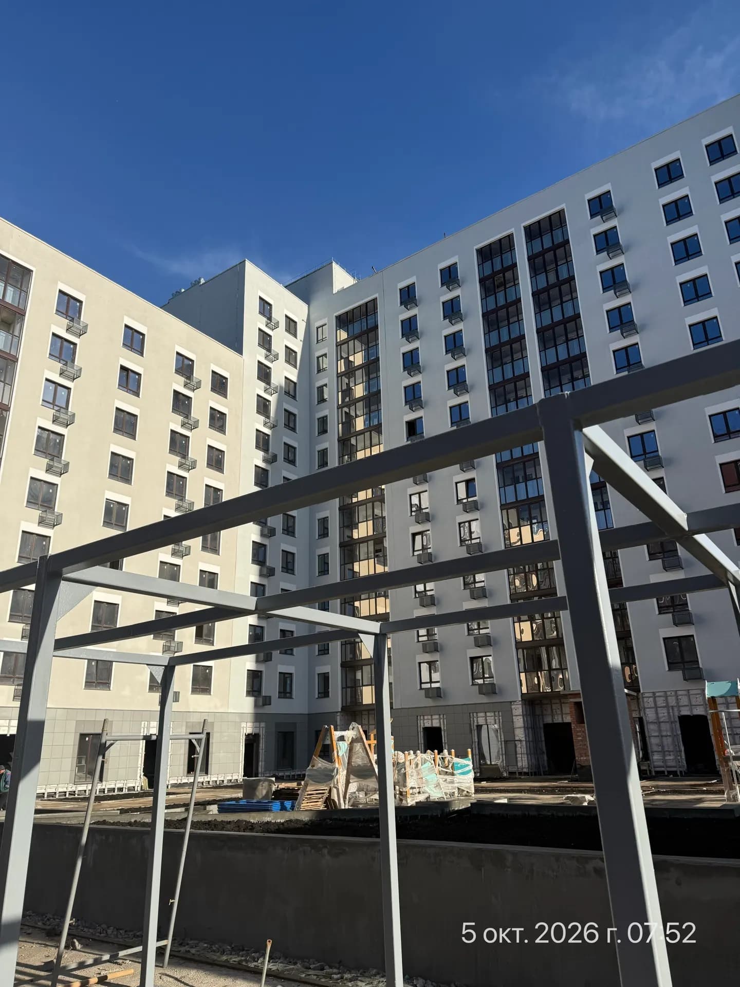 Город: ход строительства, октябрь 2026