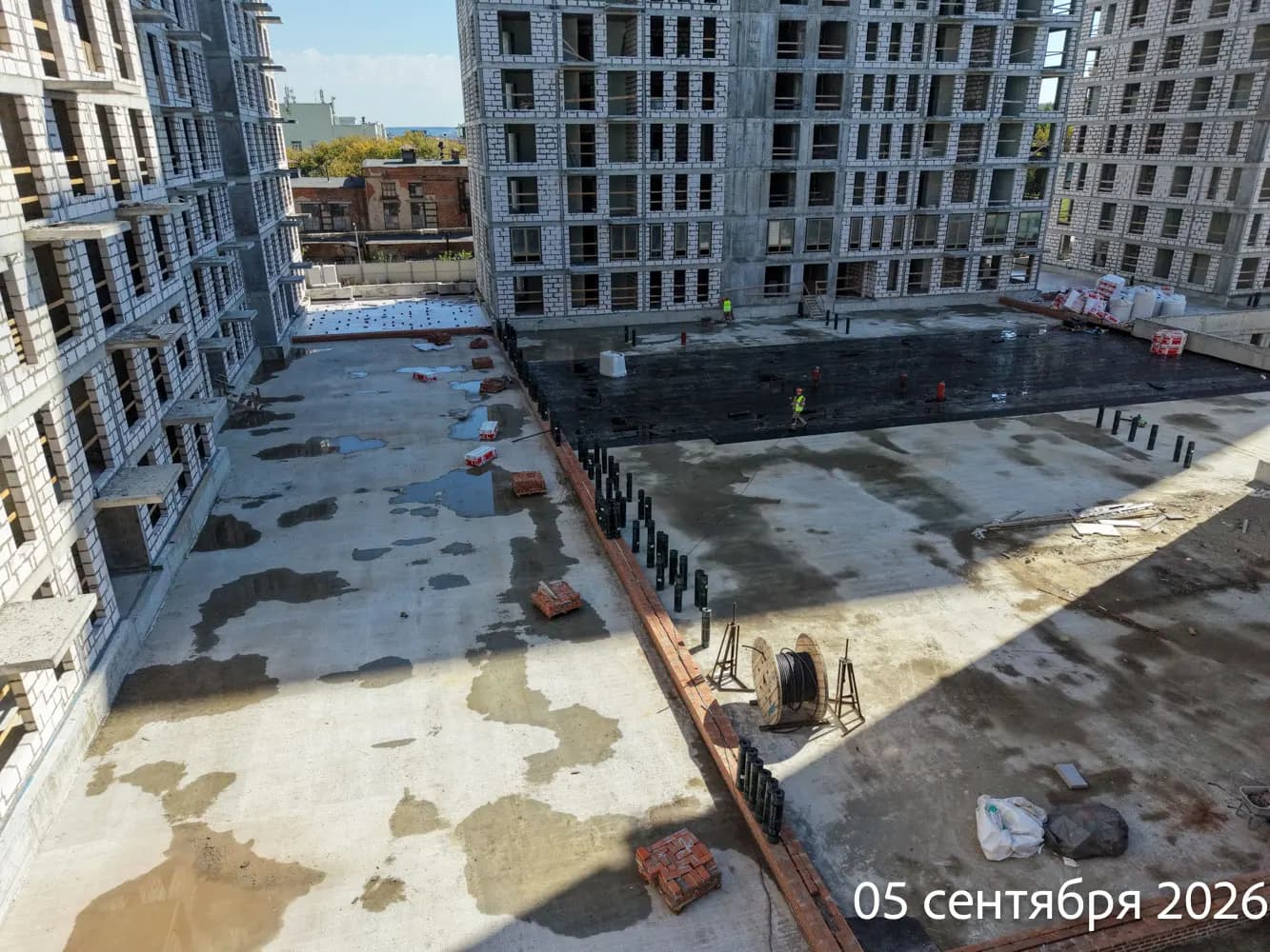 Манзара: ход строительства, сентябрь 2026