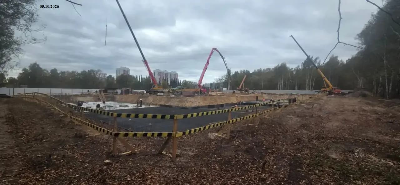 Уникод на Залесной: ход строительства, октябрь 2026