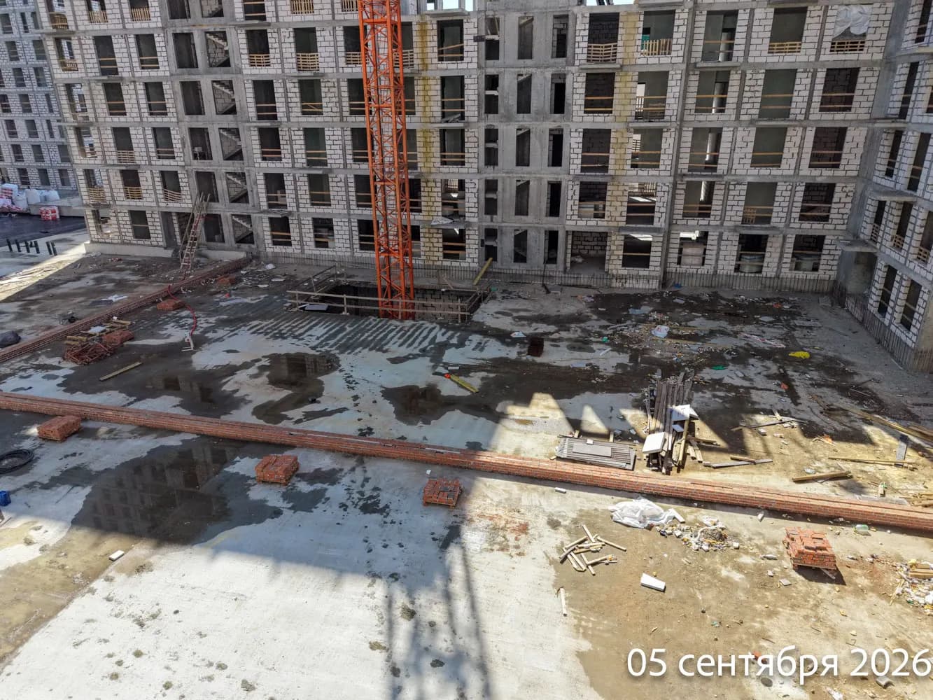Манзара: ход строительства, сентябрь 2026