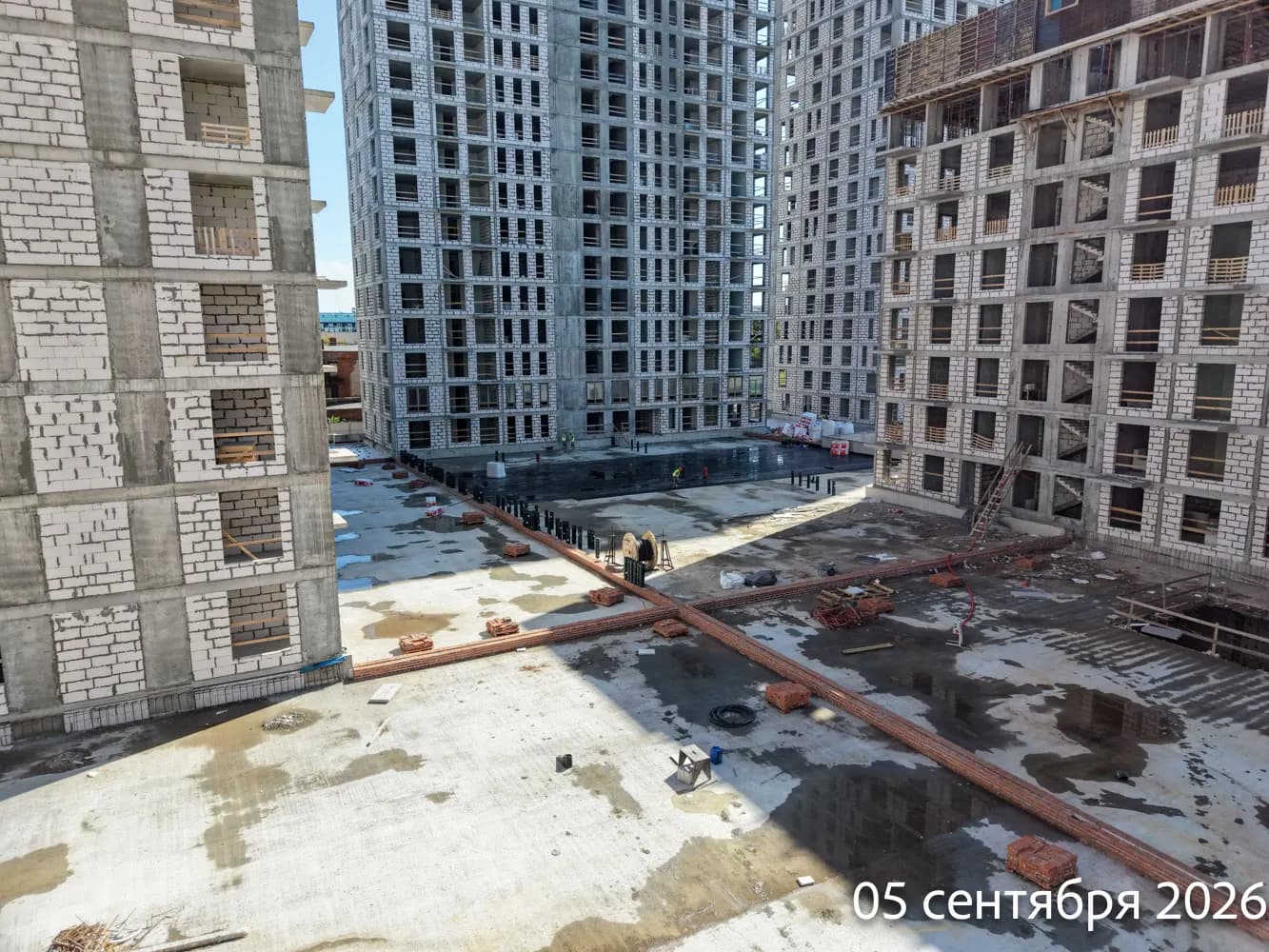 Манзара: ход строительства, сентябрь 2026