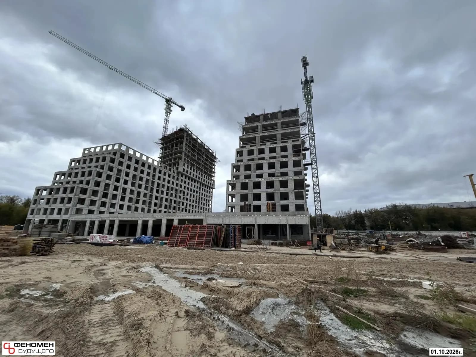 Феномен Будущего: ход строительства, октябрь 2026